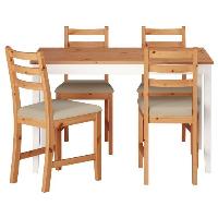 שולחן אוכל איקאה+ 6 כסאות