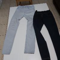 טייץ ג'ינס לילדה מידה 18 וג'ינס בהיר S