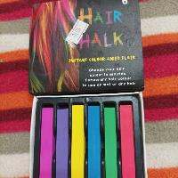 צבעי גיר צבעוניים לצביעת שיער זמנית